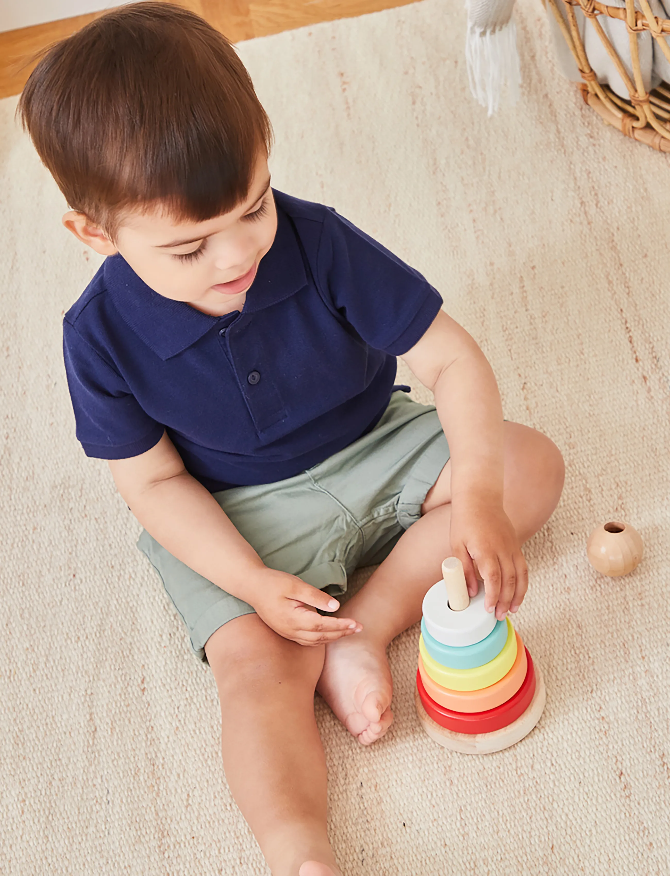 Barbo Toys - Stacking Rings - multiple color - 4