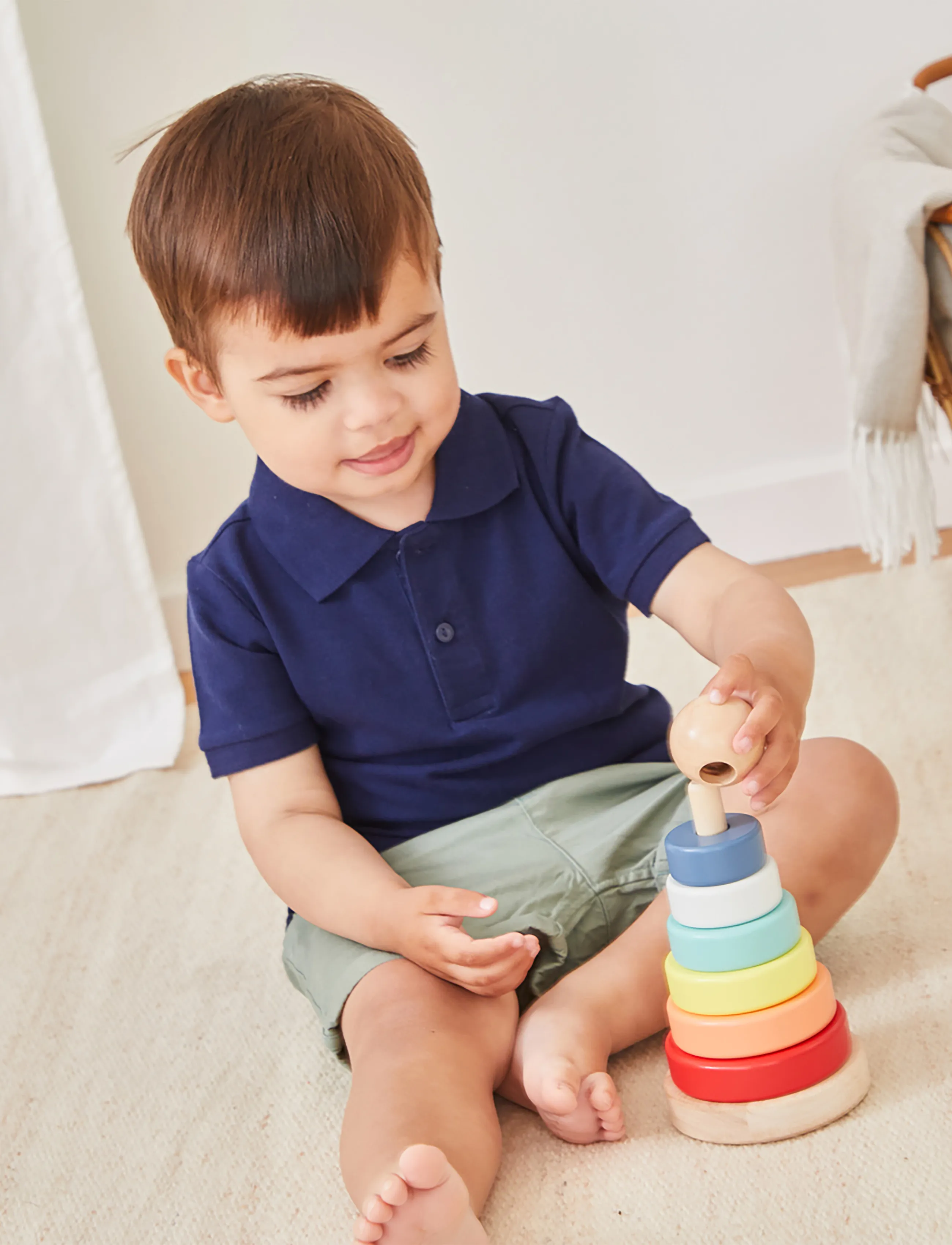 Barbo Toys - Stacking Rings - multiple color - 5
