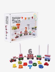 Birthday Train with Numbers - Barbo Wood, Barbo Toys