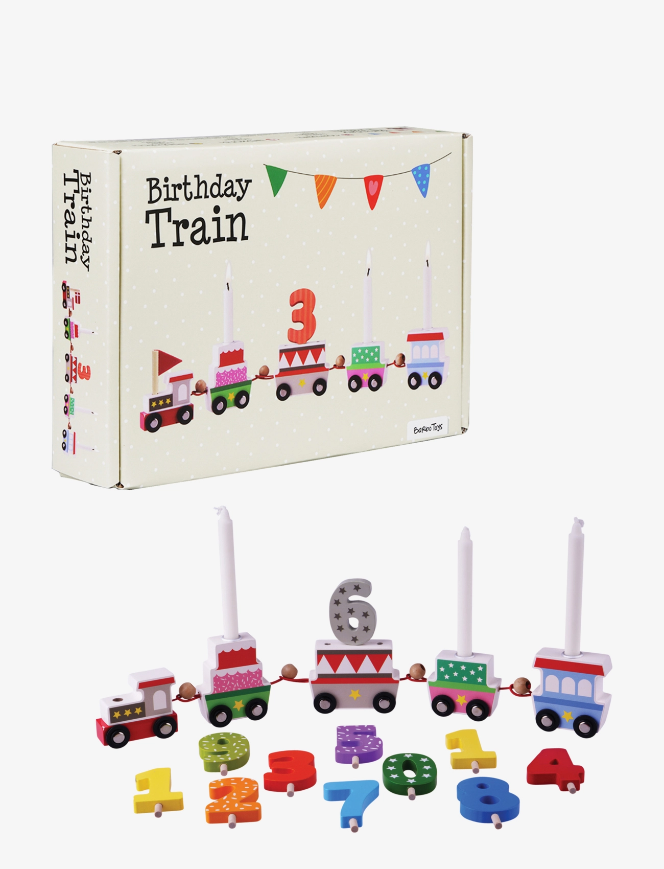BARBO Spielzeug Birthday Train With Numbers Patterned - One Size - Kinder