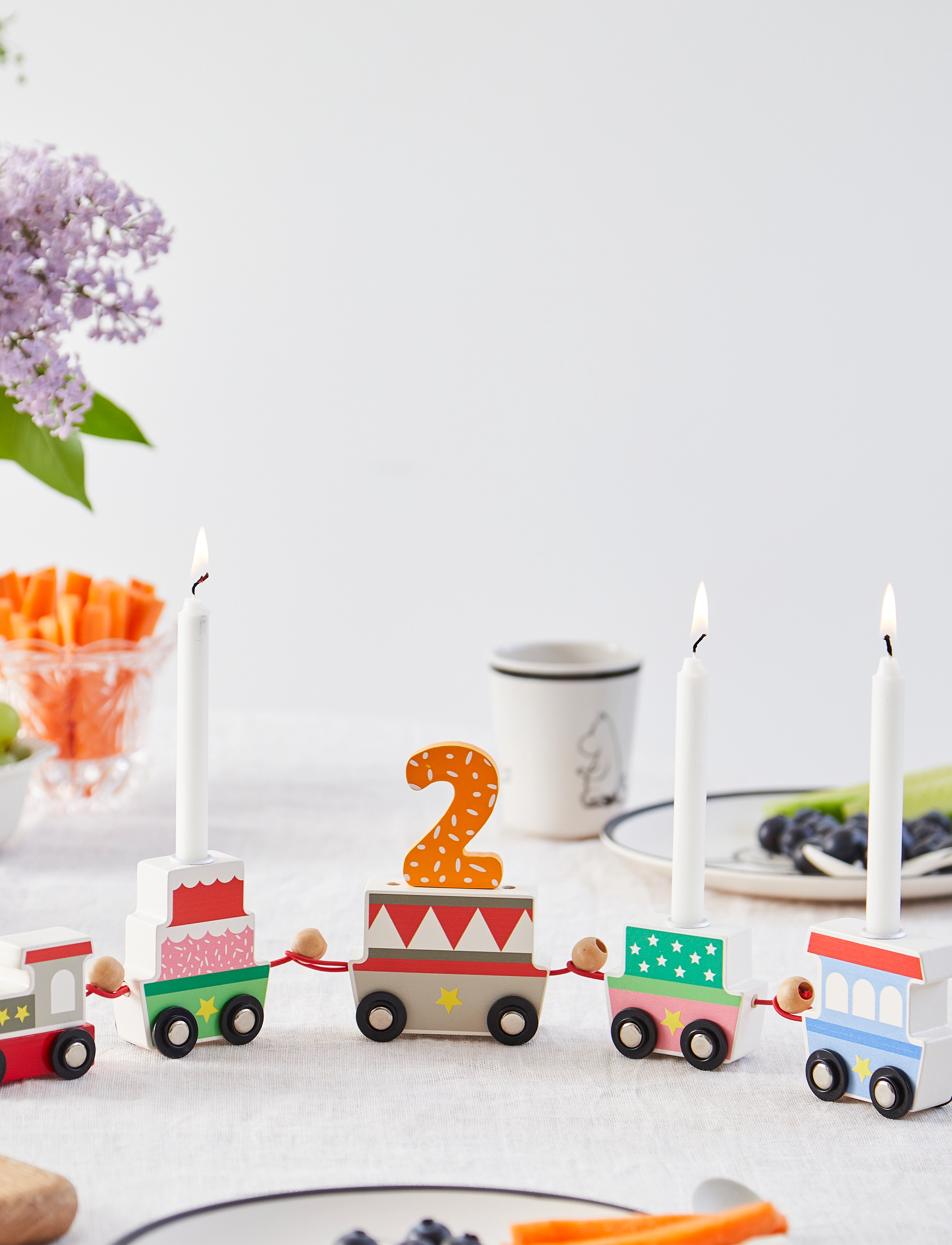 Barbo Legetøj Birthday Train With Numbers, One Size, Multi/patterned, Børneindretning > Dekorationstilbehør-Detaljer, Børn