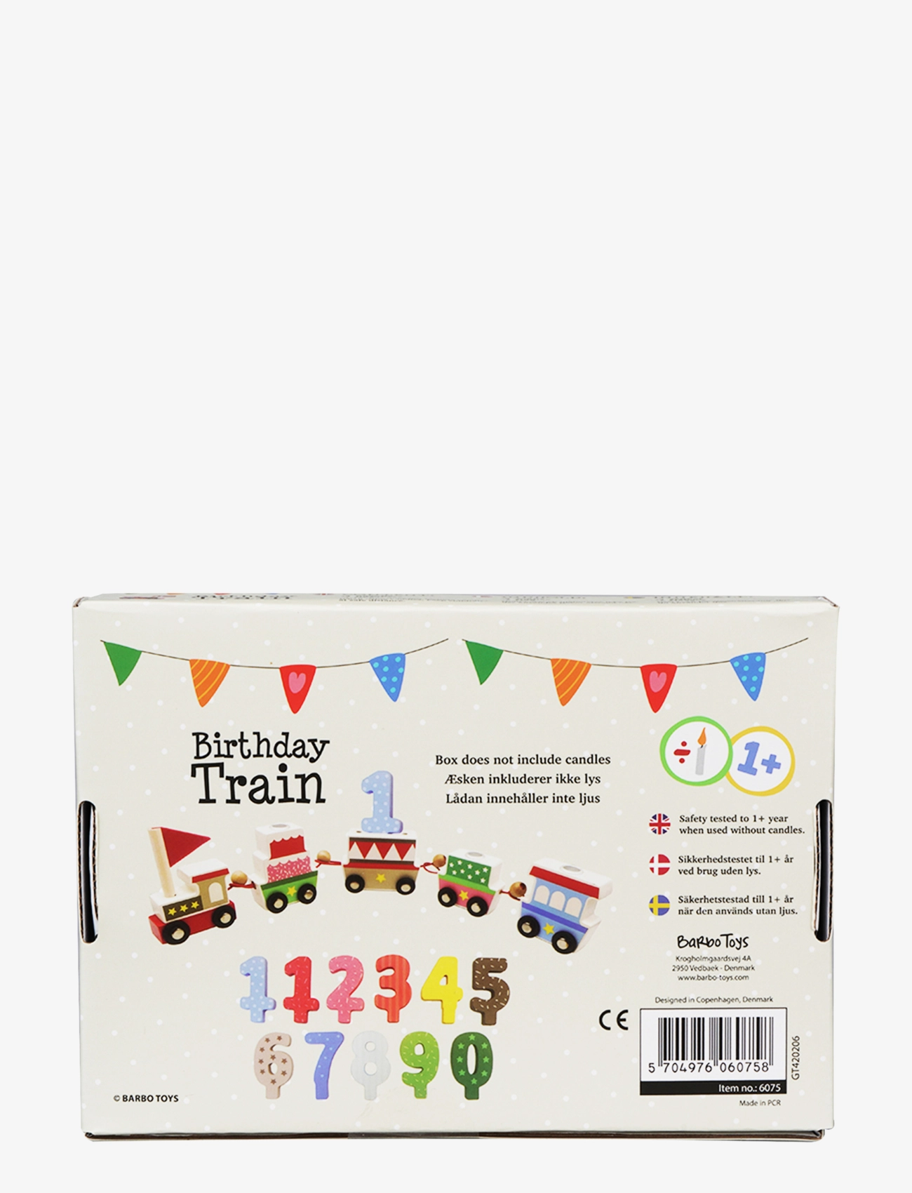 Barbo Toys - Birthday Train with Numbers - accessoires décoratifs - 1016 - 5
