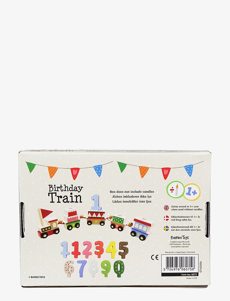 Barbo Toys - Birthday Train with Numbers - dekoratsioonid - 1016 - 5