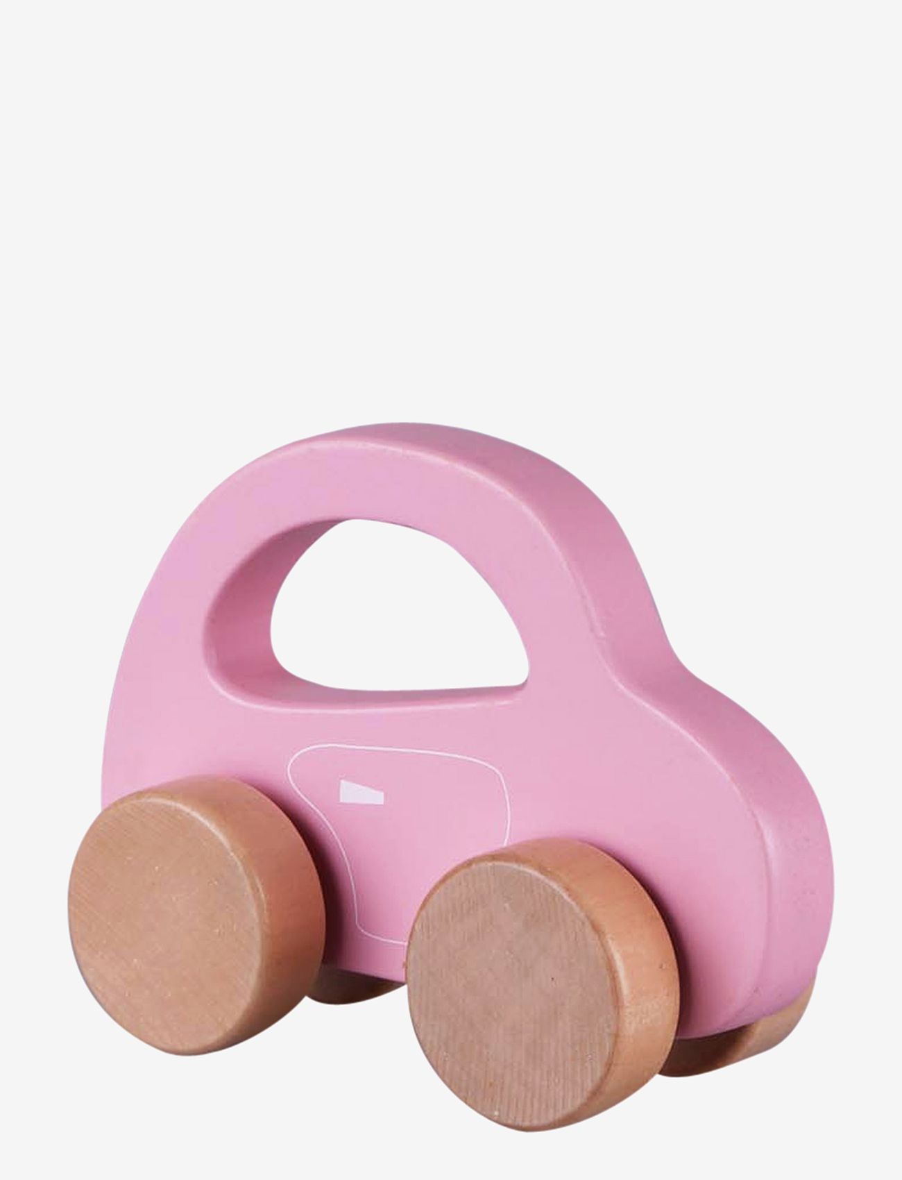 Barbo Toys - Small wooden car - Rose - multiple color - 1
