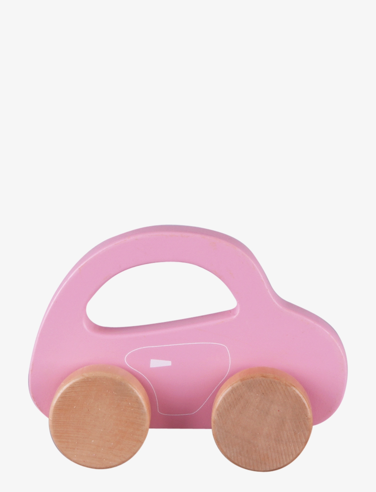 Barbo Toys - Small wooden car - Rose - multiple color - 1
