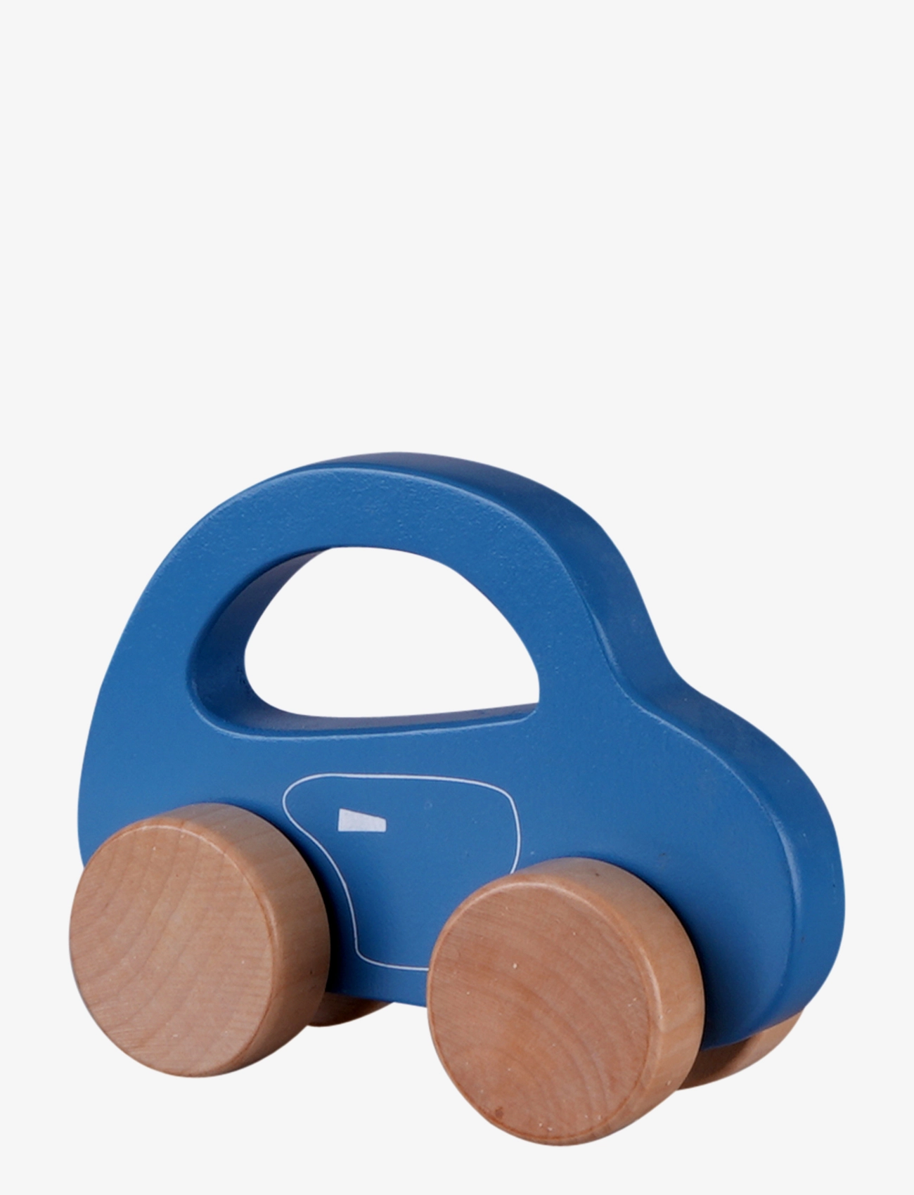 Barbo Toys - Small wooden car - Blue - multiple color - 1