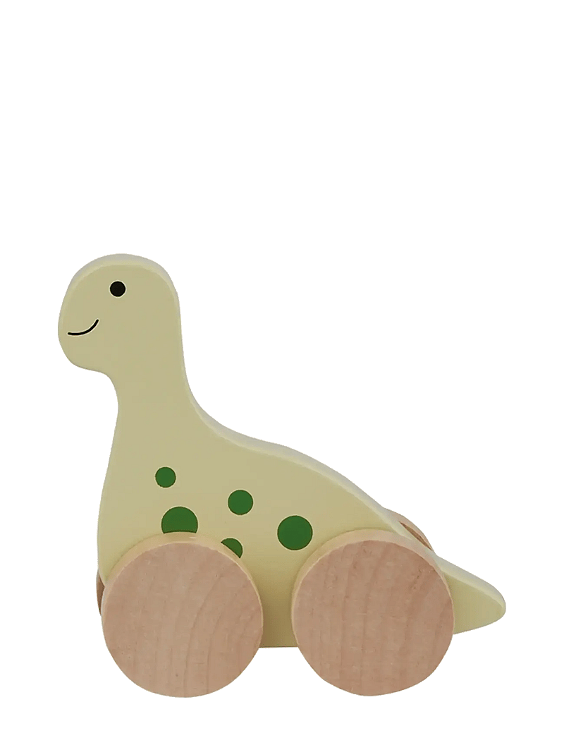 Barbo Toys - Wooden Dino on Wheel - holzfiguren - green - 2