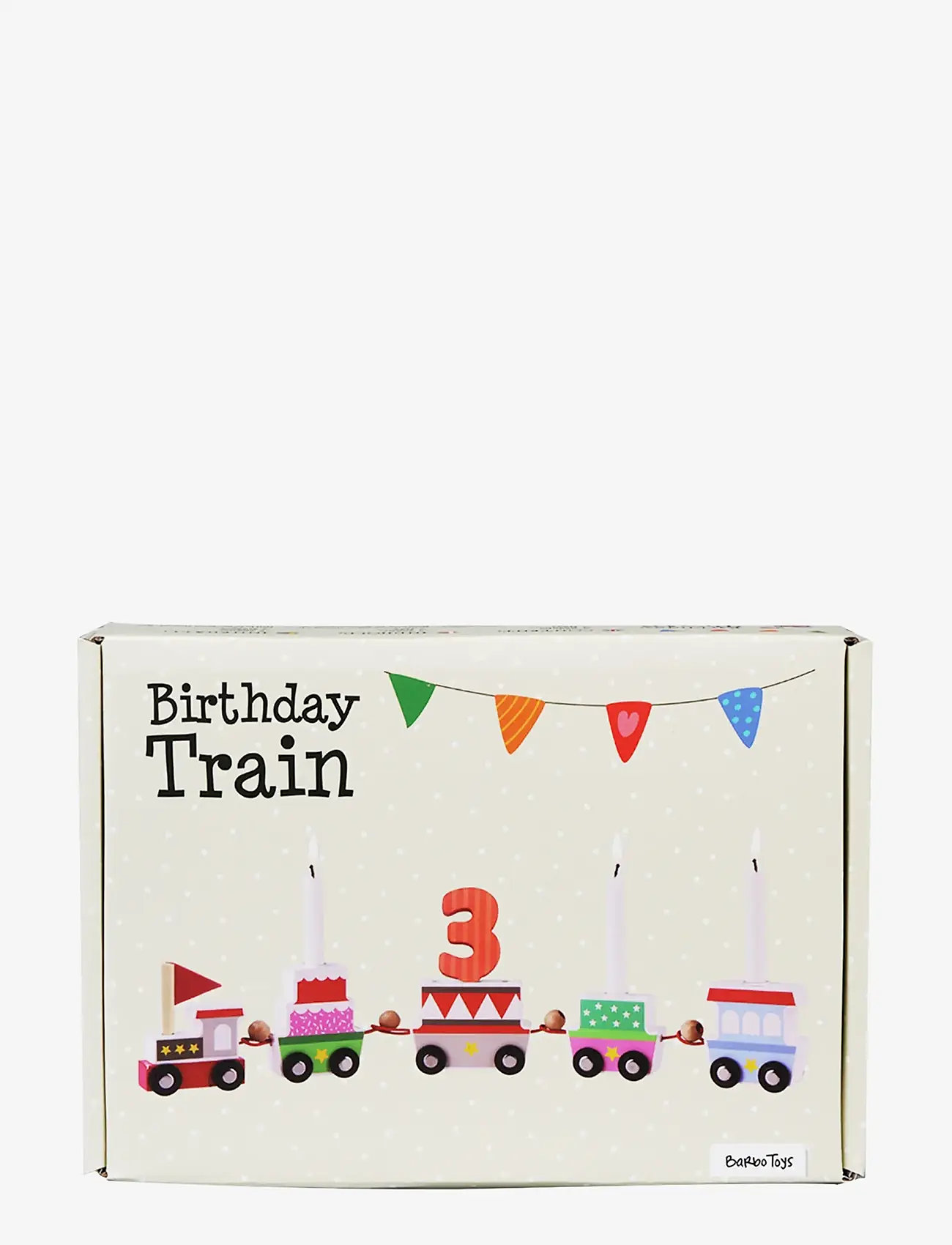 Barbo Toys - Birthday Train Scandinavia - (SE, NO and DK flag) - tåg - multiple color - 2
