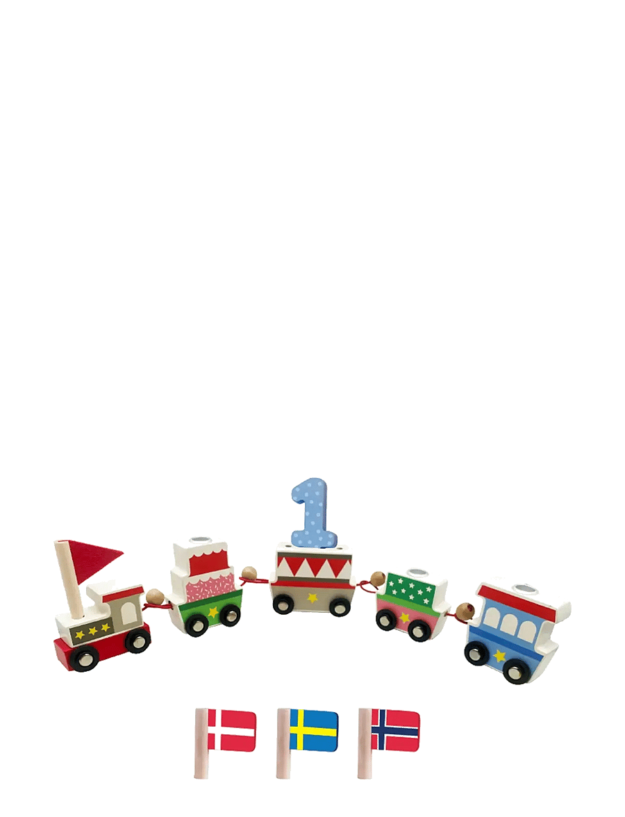 Barbo Toys - Birthday Train Scandinavia - (SE, NO and DK flag) - züge - multiple color - 5