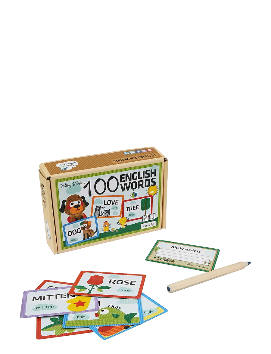 Barbo Toys - Wacky Wonders - Learn 100 English Words - jeux de cartes - multiple color - 1