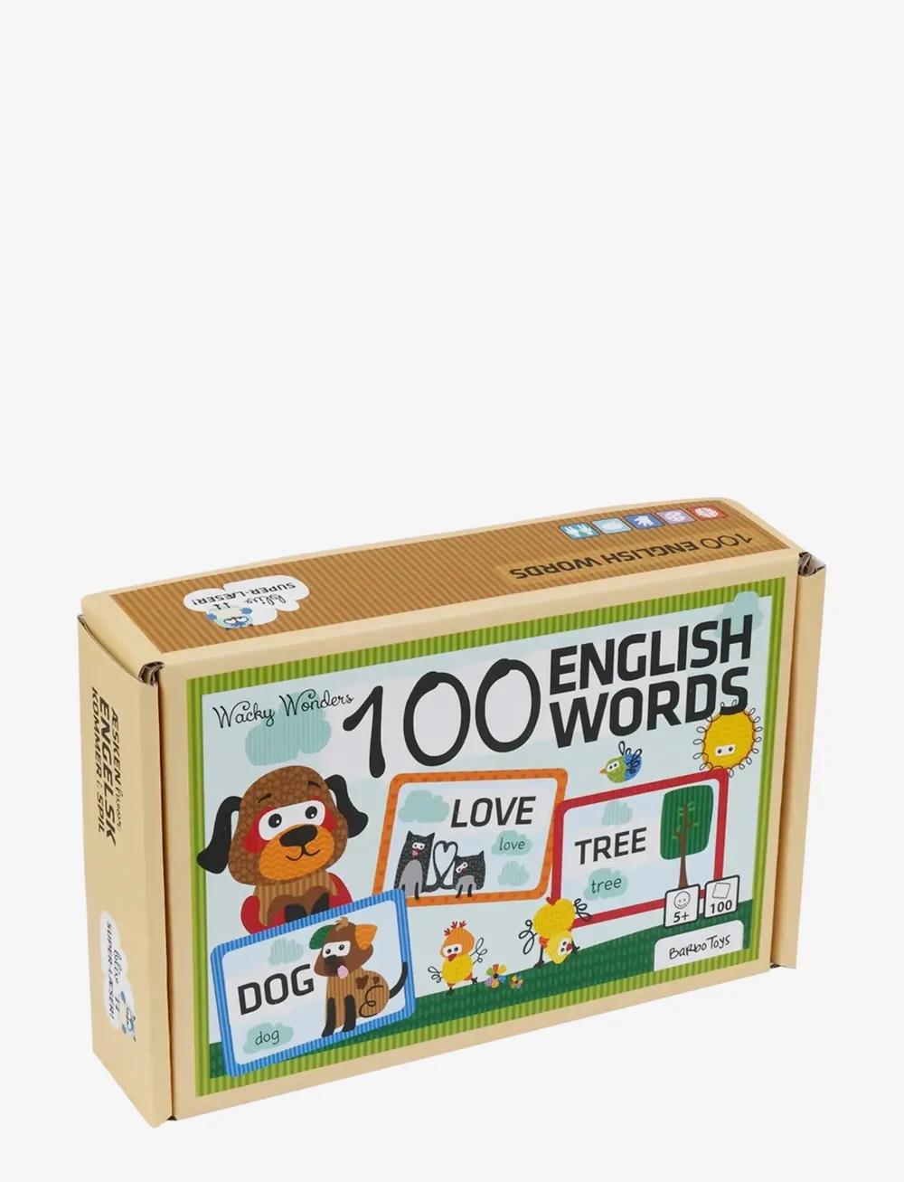 Barbo Toys - Wacky Wonders - Learn 100 English Words - kaardimängud - multiple color - 2