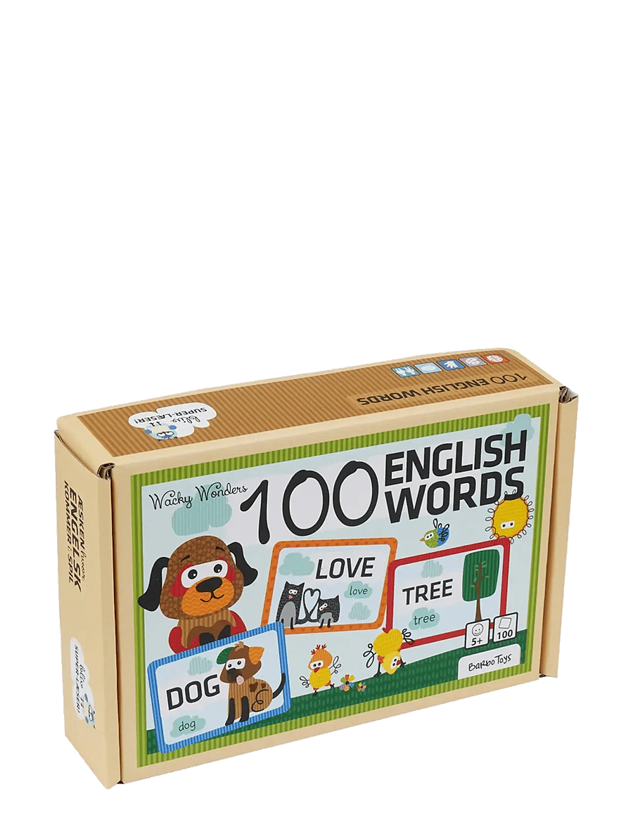 Barbo Toys - Wacky Wonders - Learn 100 English Words - jeux de cartes - multiple color - 2