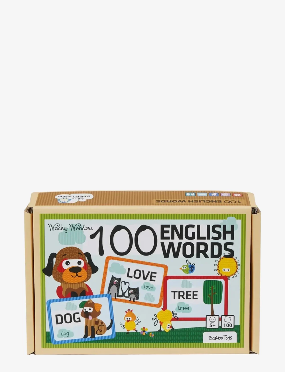 Barbo Toys - Wacky Wonders - Learn 100 English Words - kaardimängud - multiple color - 3