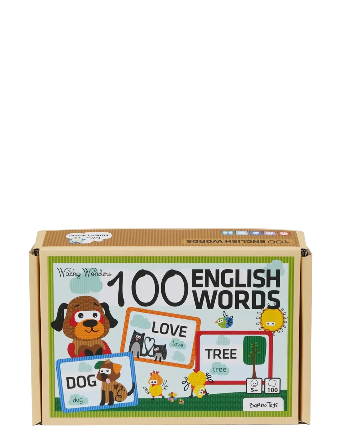 Barbo Toys - Wacky Wonders - Learn 100 English Words - jeux de cartes - multiple color - 3