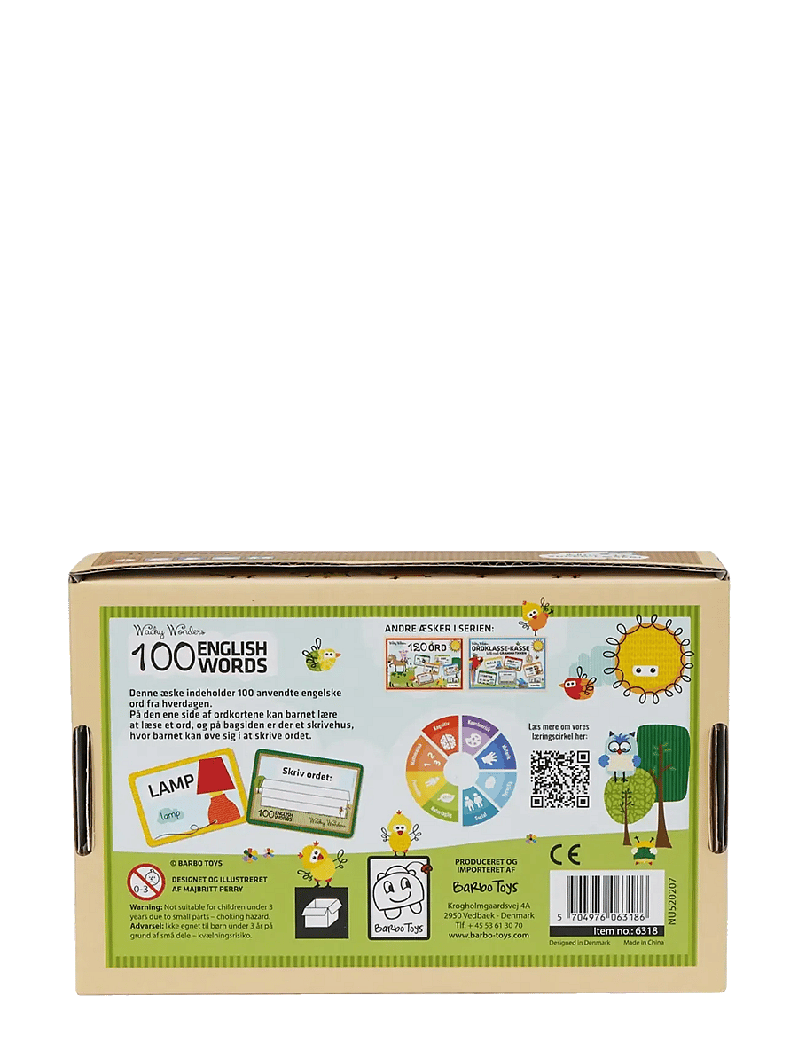 Barbo Toys - Wacky Wonders - Learn 100 English Words - jeux de cartes - multiple color - 4