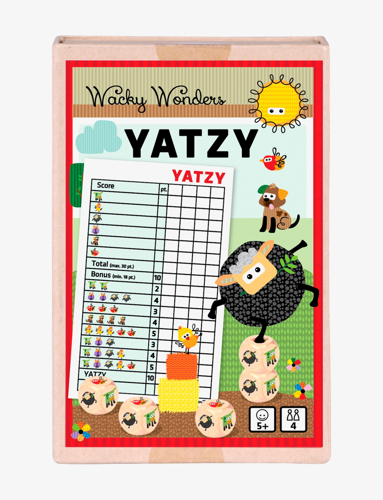 Barbo Toys Wacky Wonders - Yatzy - Spel - MULTI / multi