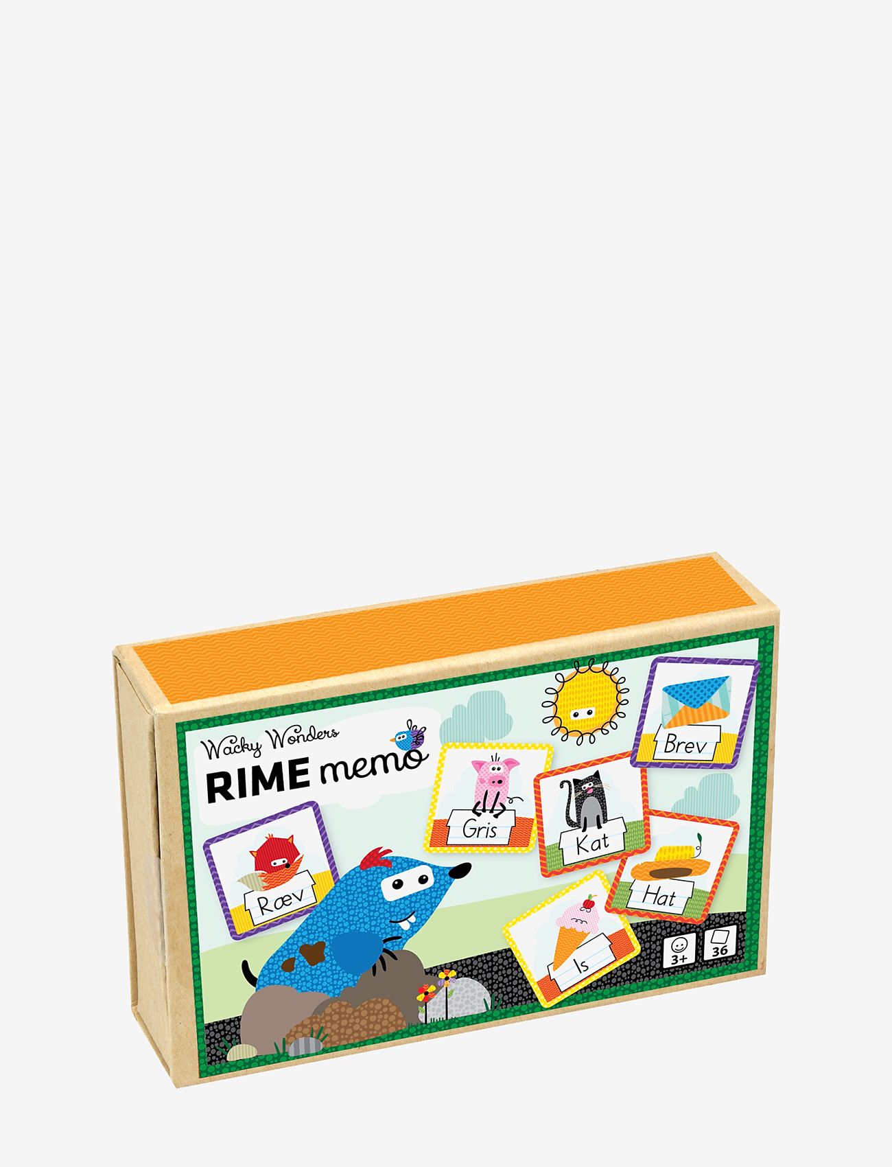 Barbo Toys - Lær at Rime med Wacky Wonders - Rime Memo - memo - blue - 0