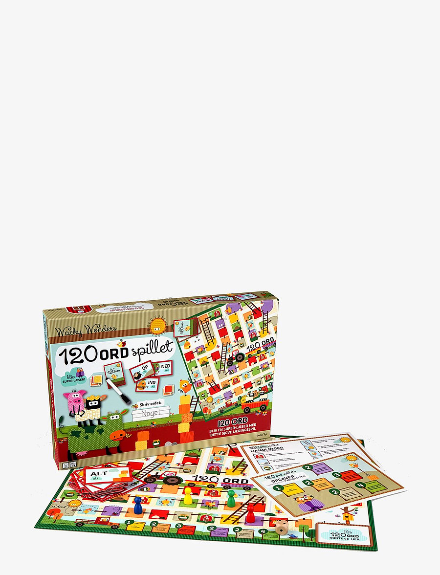 Barbo Toys - Wacky Wonders - 120 Ord Brætspil - DK - brädspel - 1016 - 0