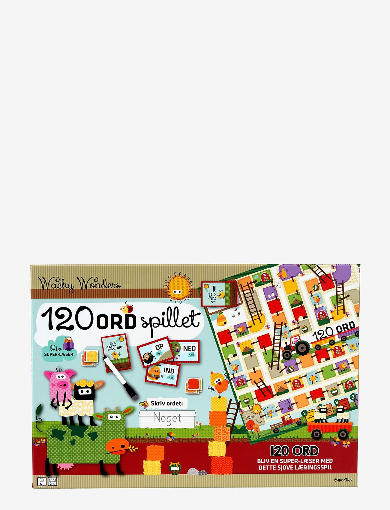 Barbo Toys - Wacky Wonders - 120 Ord Brætspil - DK - lauamängud - 1016 - 1