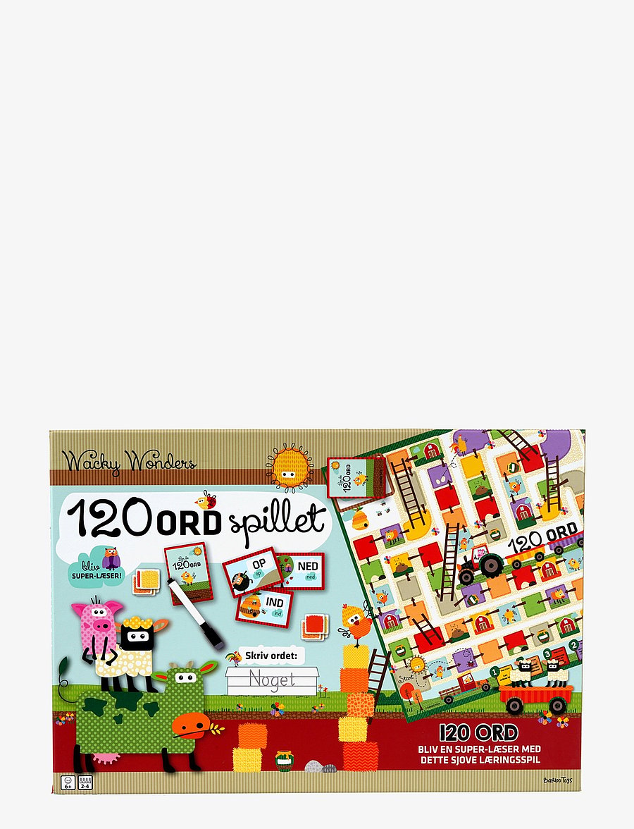 Barbo Toys - Wacky Wonders - 120 Ord Brætspil - DK - brädspel - 1016 - 1