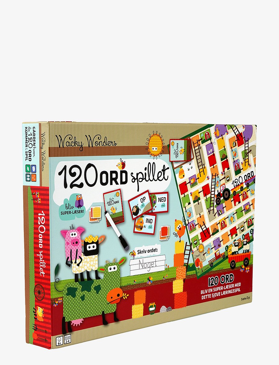 Barbo Toys - Wacky Wonders - 120 Ord Brætspil - DK - brädspel - 1016 - 2