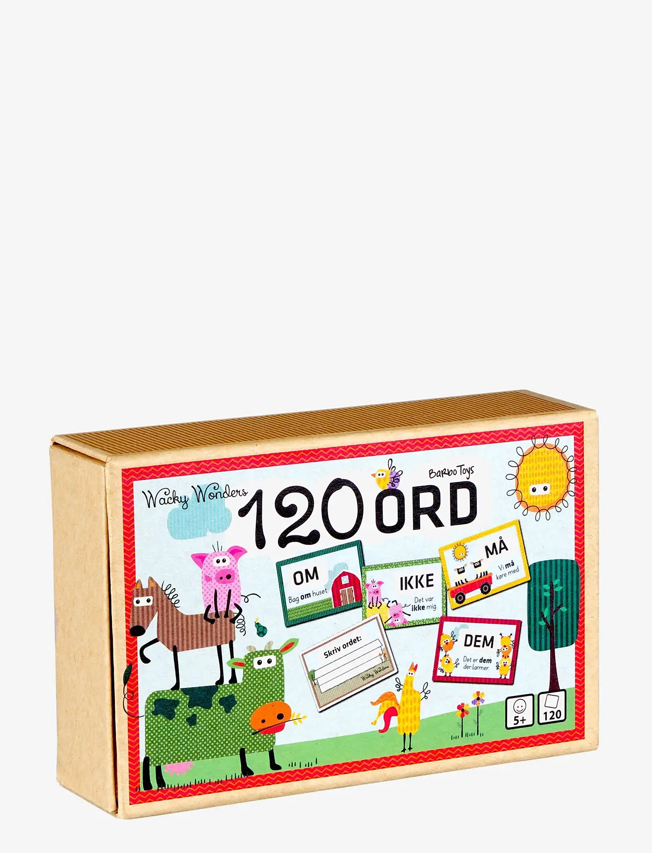 Barbo Toys - Wacky Wonders - Lær de 120 Ord (DK) - pædagogiske spil - multiple color - 2
