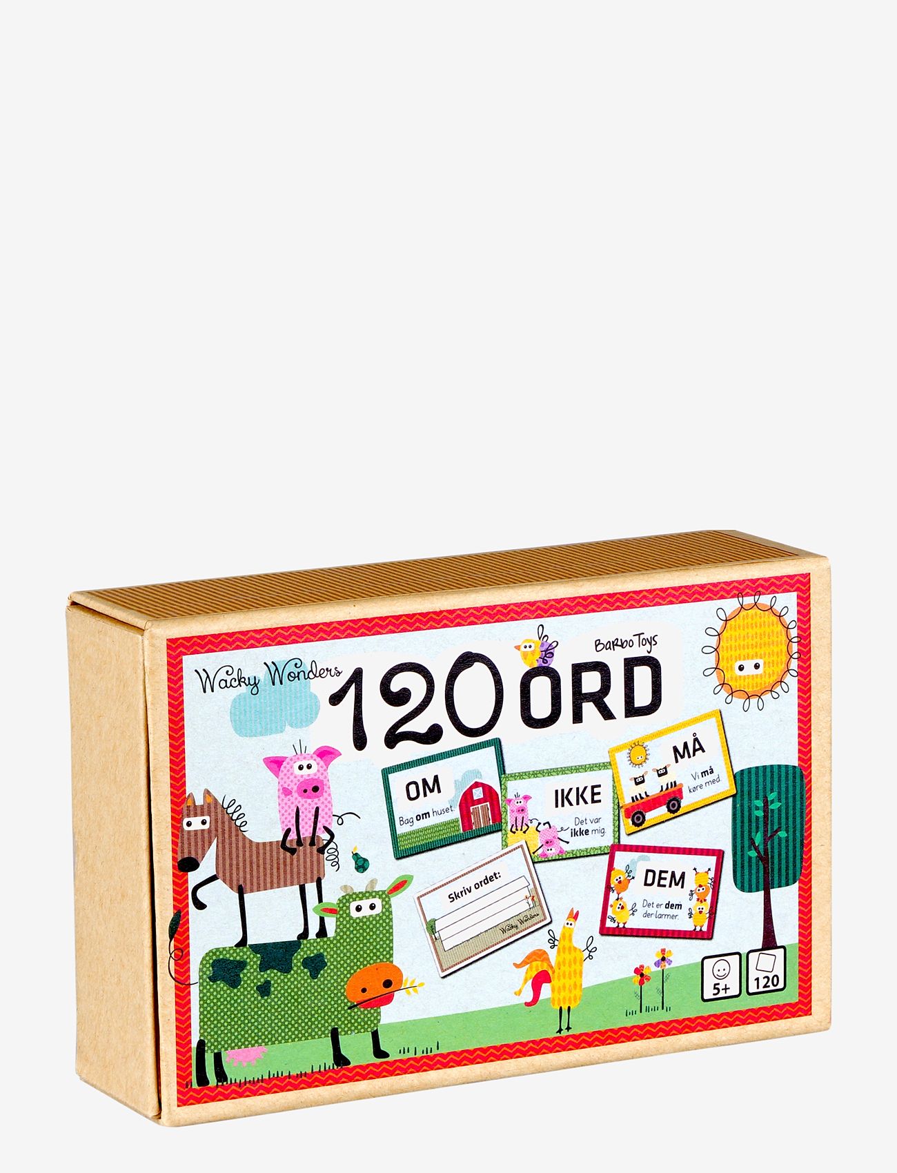 Barbo Toys - Wacky Wonders - Lær de 120 Ord (DK) - pædagogiske spil - multiple color - 4