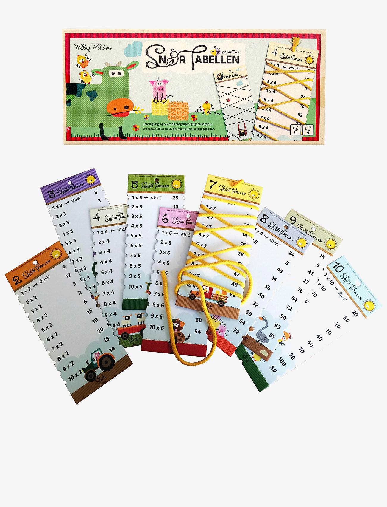 Barbo Toys - Wacky Wonders snør tabellen - pädagogische spiele - multiple color - 0