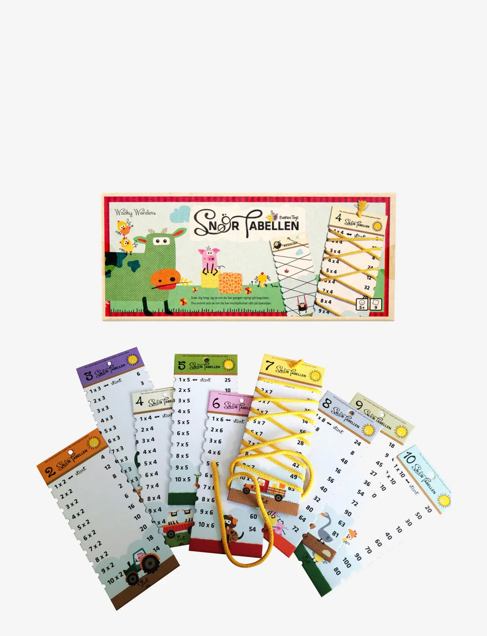 Barbo Toys - Wacky Wonders snør tabellen - pädagogische spiele - multiple color - 1