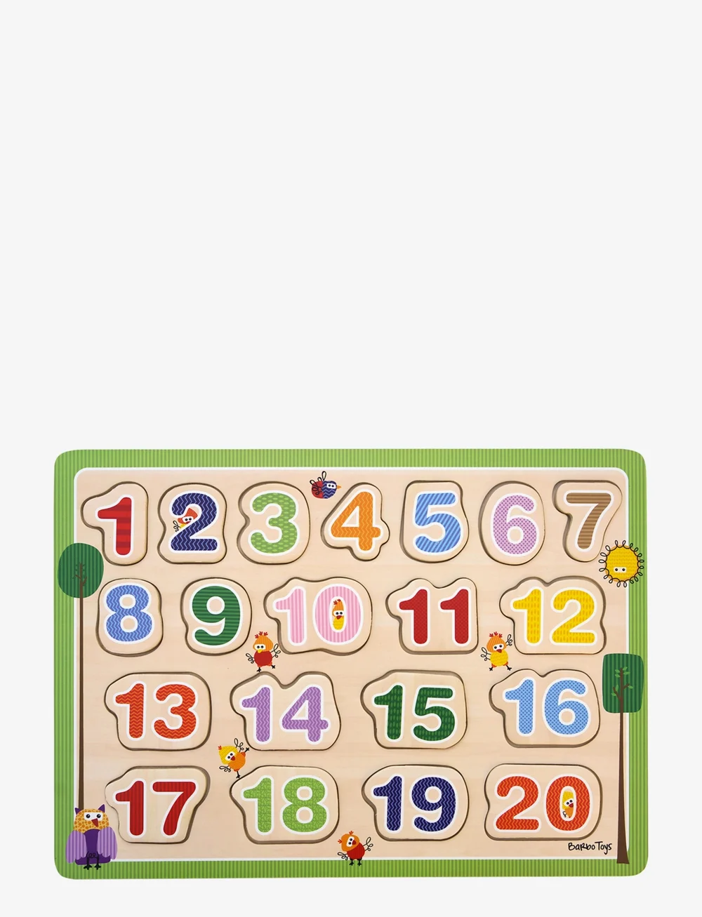 Barbo Toys - Wacky Wonders - Wooden puzzle - 123 - pädagogische rätsel - multiple color - 2