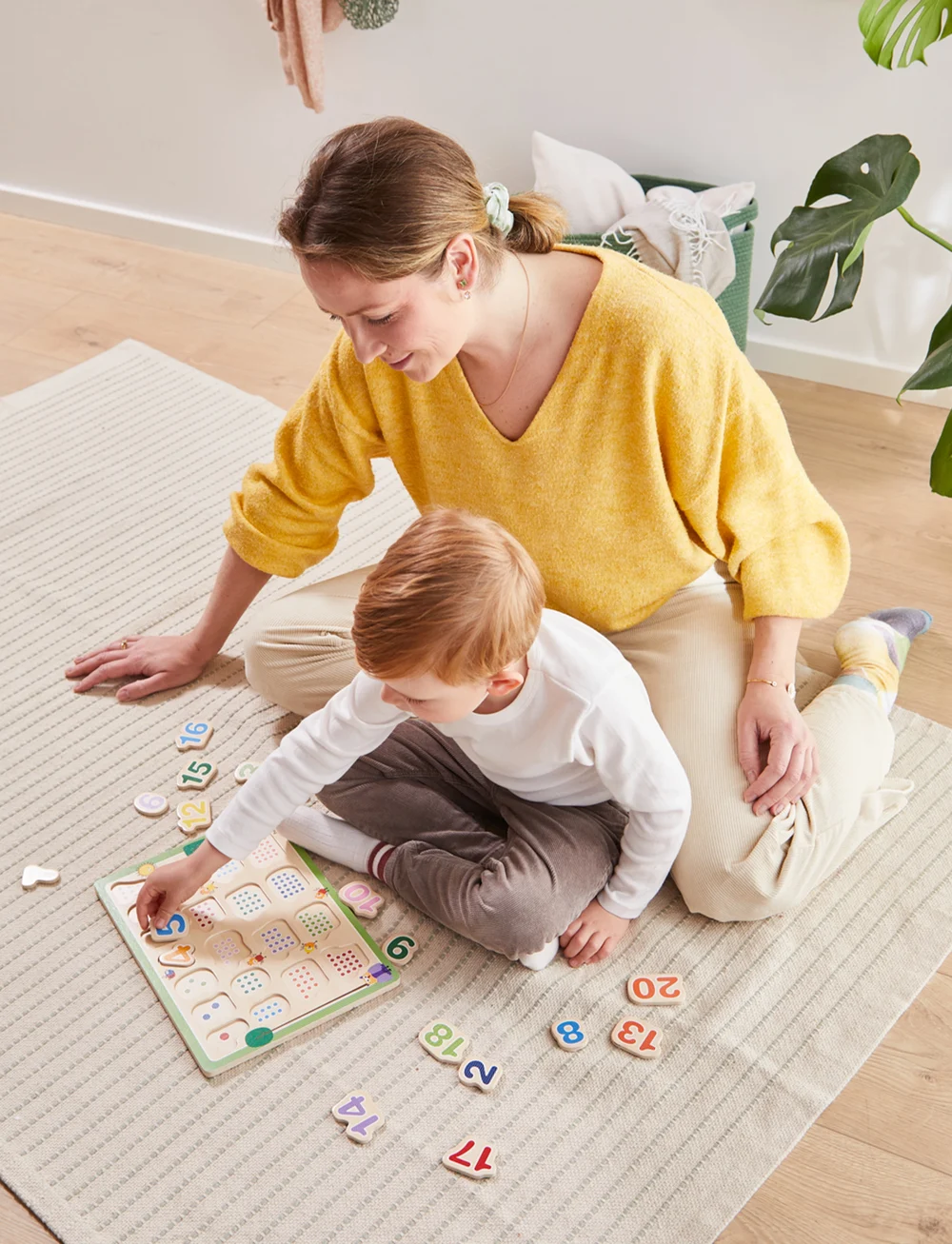 Barbo Toys - Wacky Wonders - Wooden puzzle - 123 - pädagogische rätsel - multiple color - 3