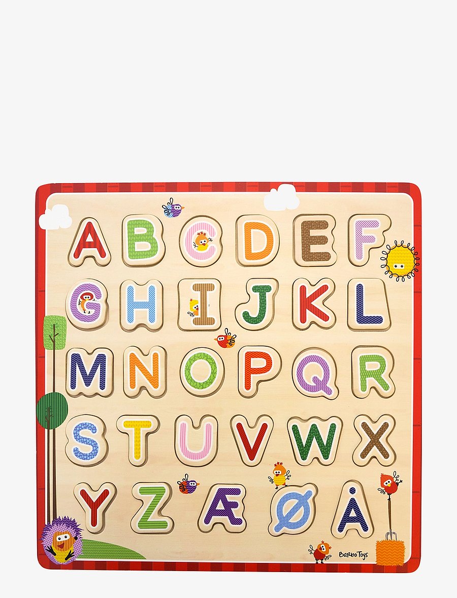Barbo Toys - Wacky Wonders - Wooden puzzle - ABC(DK) - pädagogische rätsel - multiple color - 1