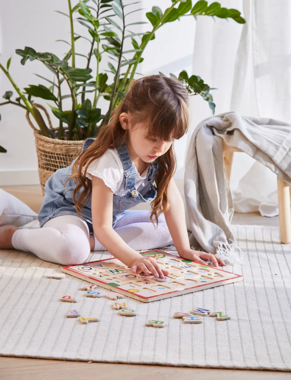 Barbo Toys - Wacky Wonders - Wooden puzzle - ABC(DK) - pädagogische rätsel - multiple color - 3