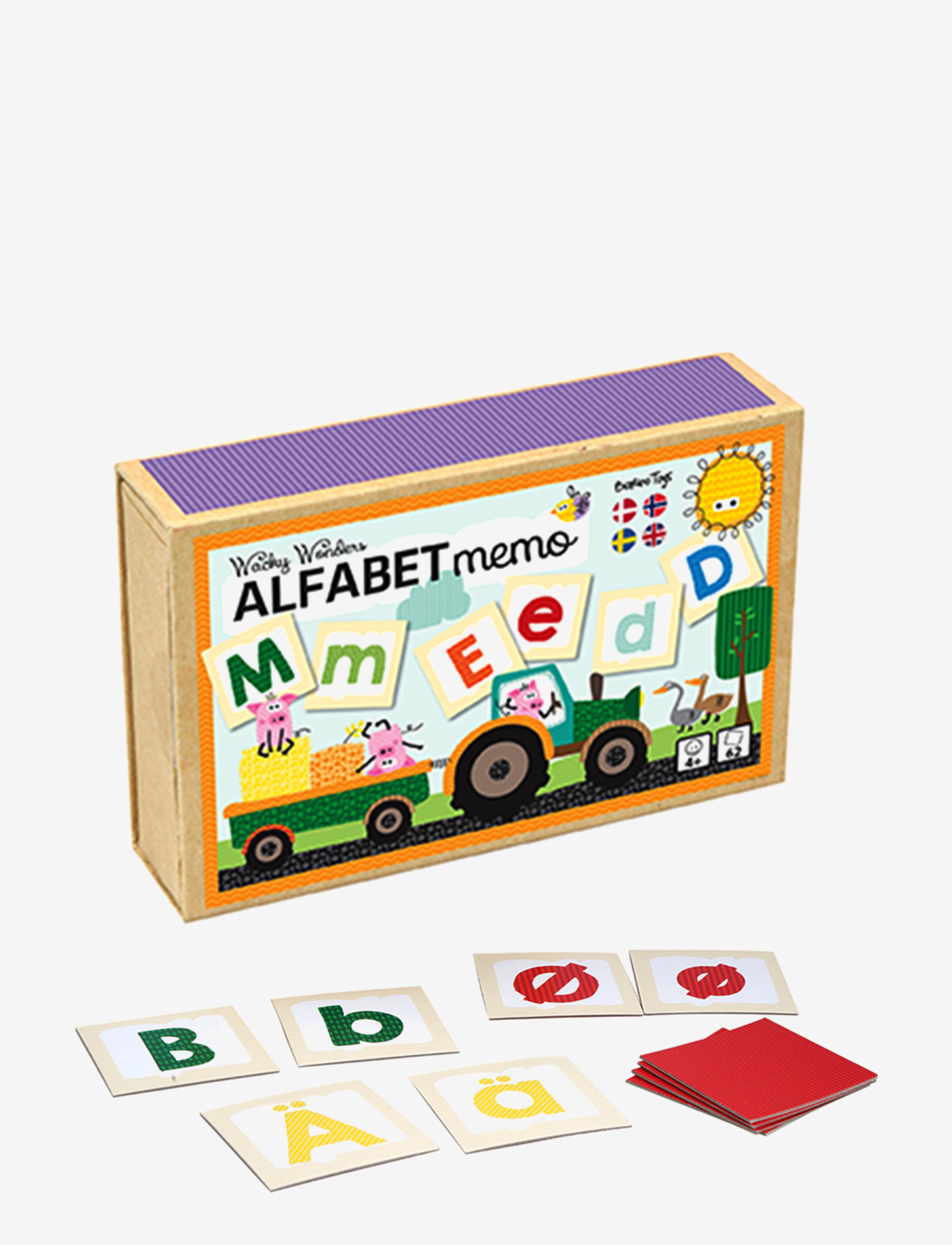 Barbo Toys Wacky Wonders Alphabet Memo - Julklappar till barn - MULTIPLE COLOR / multi