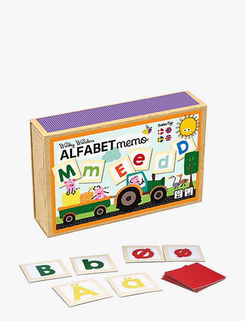 Barbo Toys - Wacky Wonders Alphabet Memo - pädagogische spiele - multiple color - 1