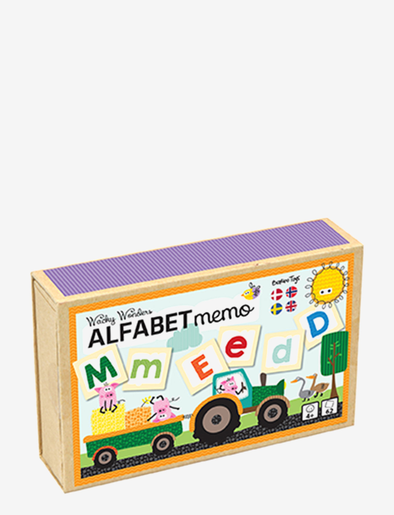 Barbo Toys - Wacky Wonders Alphabet Memo - pædagogiske spil - multiple color - 2