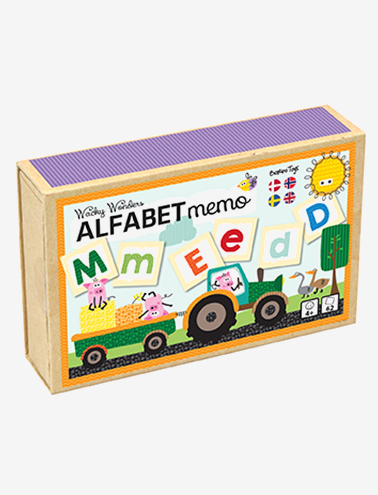 Barbo Toys - Wacky Wonders Alphabet Memo - pædagogiske spil - multiple color - 3