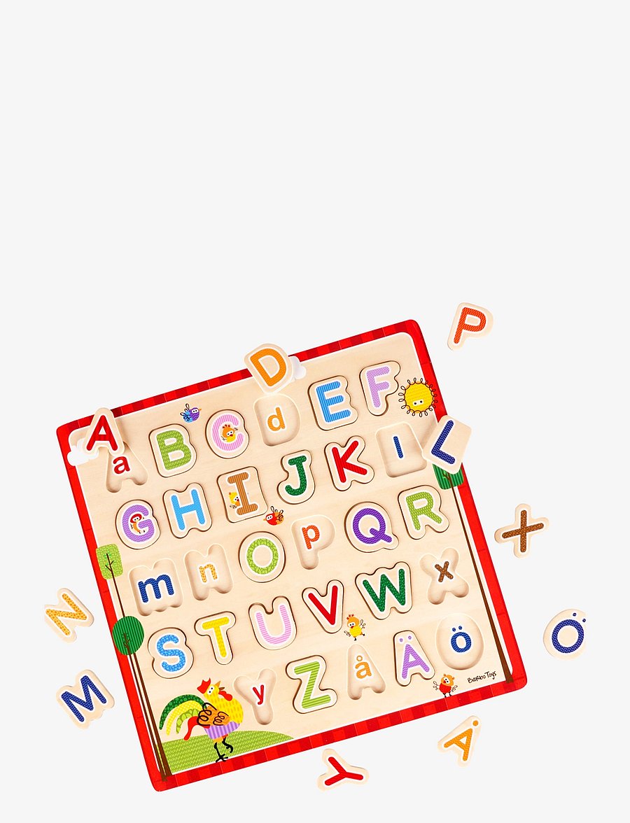 Barbo Toys - Wacky Wonders - Wooden puzzle - ABC(SE) - Õpetlikud pusled - multiple color - 1