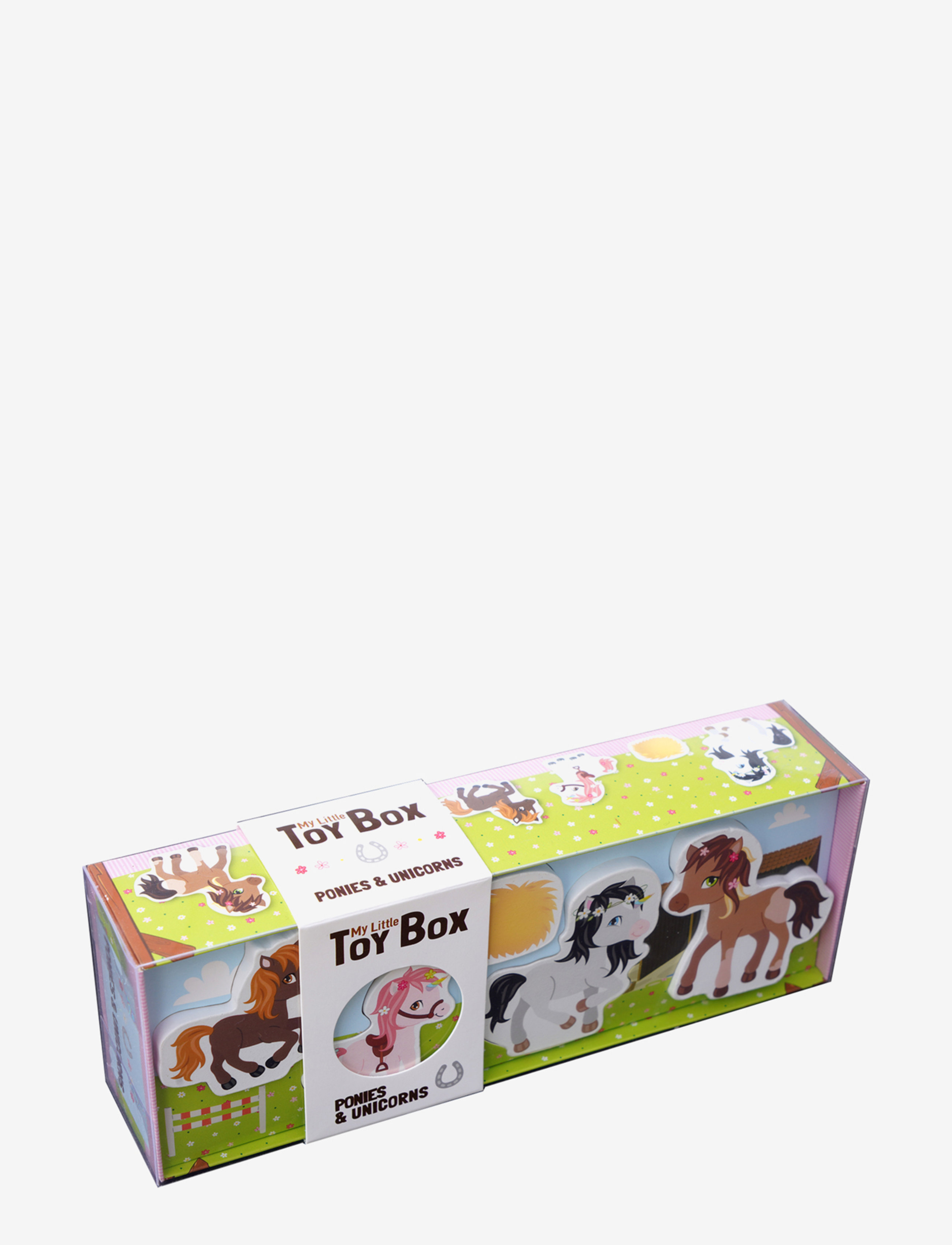 Barbo Spielzeug My Little Toy Box Horses And Ponies, One Size, Playsets & Action Figures, Mehrfarbig/gemustert - Wooden Kinder