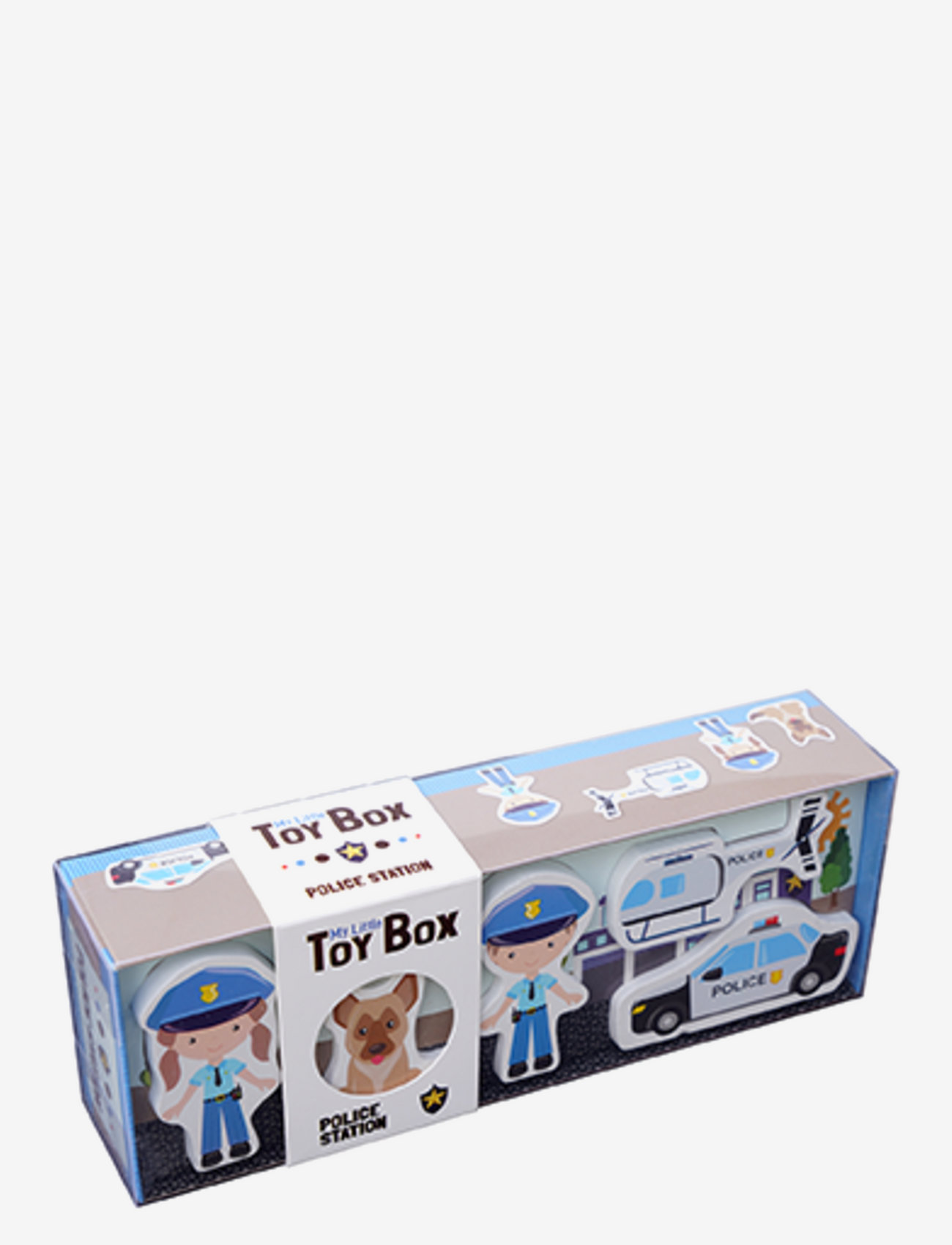 Barbo Toys - My Little Toy Box - Police - INT - puidust figuurid - multiple color - 3