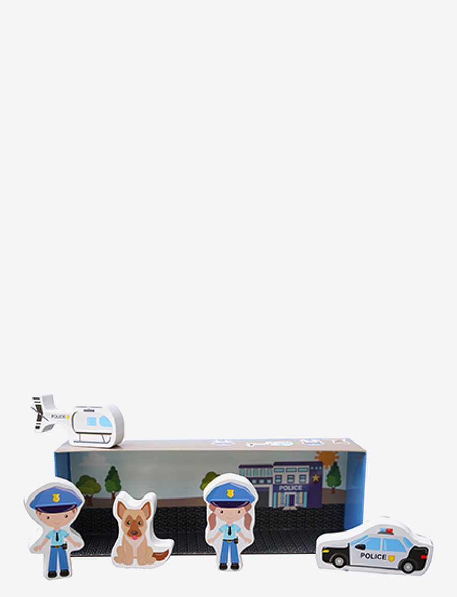Barbo Toys - My Little Toy Box - Police - INT - holzfiguren - multiple color - 4