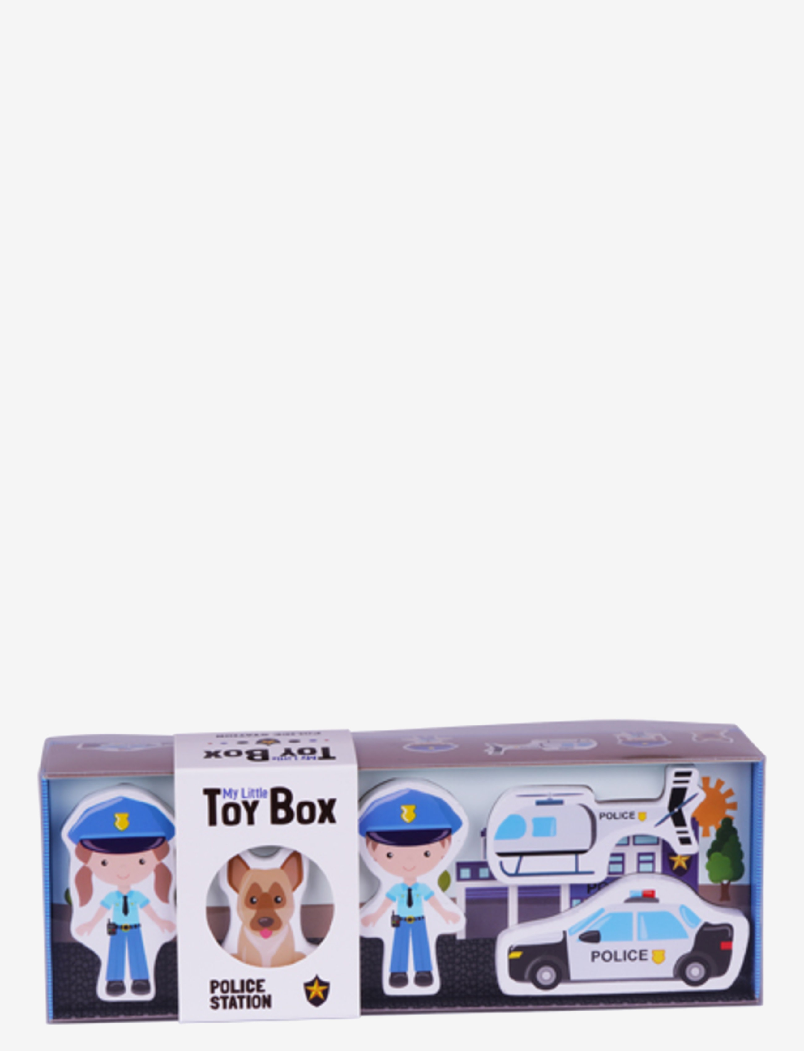 Barbo Toys - My Little Toy Box - Police - INT - houten figuren - multiple color - 5