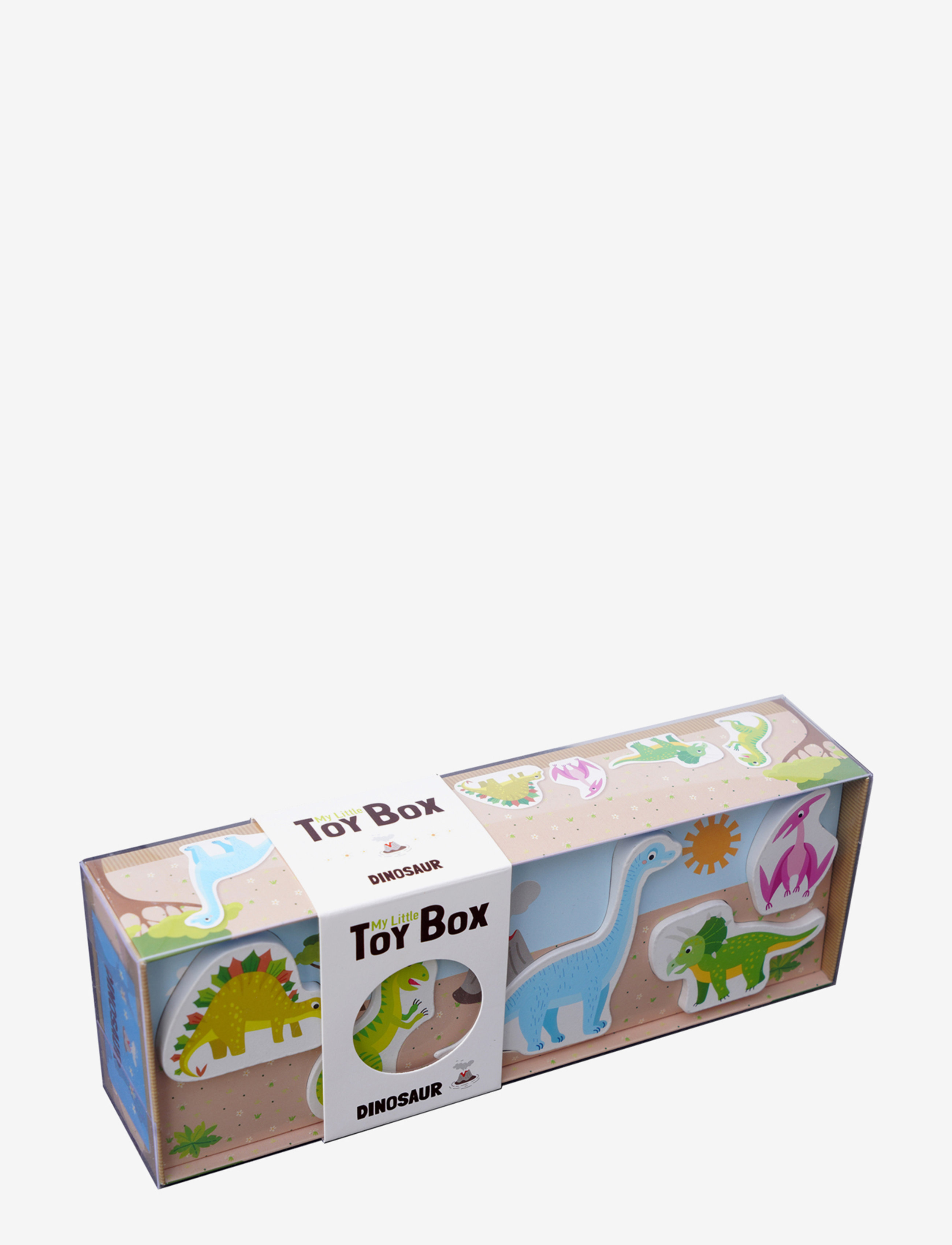 Barbo Toys My Little Toy Box Dino, Børn, Træfigur, Multi/mønstret, Str: ONE SIZE