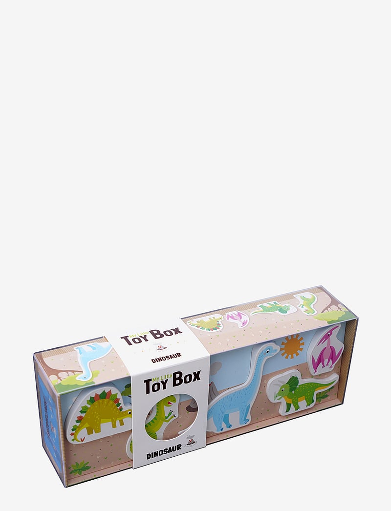 Barbo Toys - My Little Toy box - Dino - puidust figuurid - color dino - 0