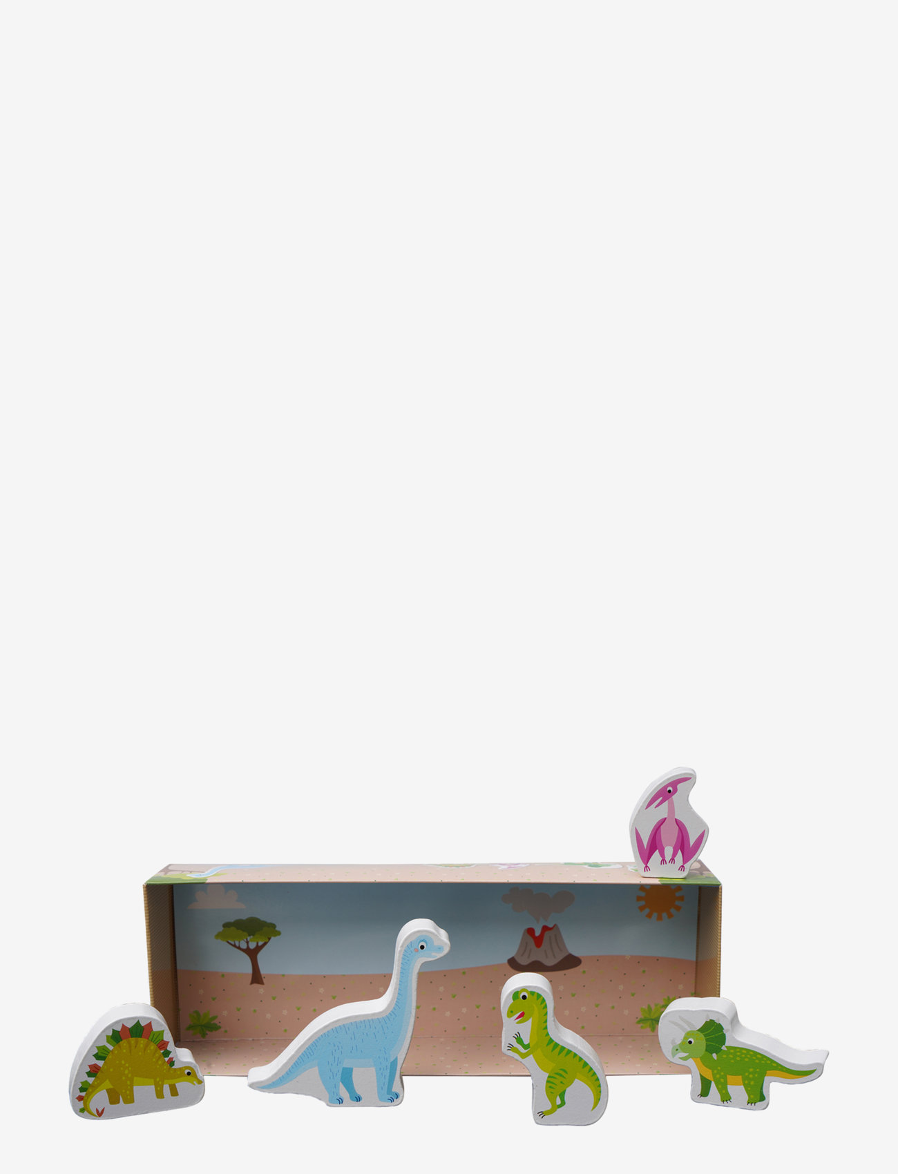 Barbo Toys - My Little Toy box - Dino - puidust figuurid - color dino - 1