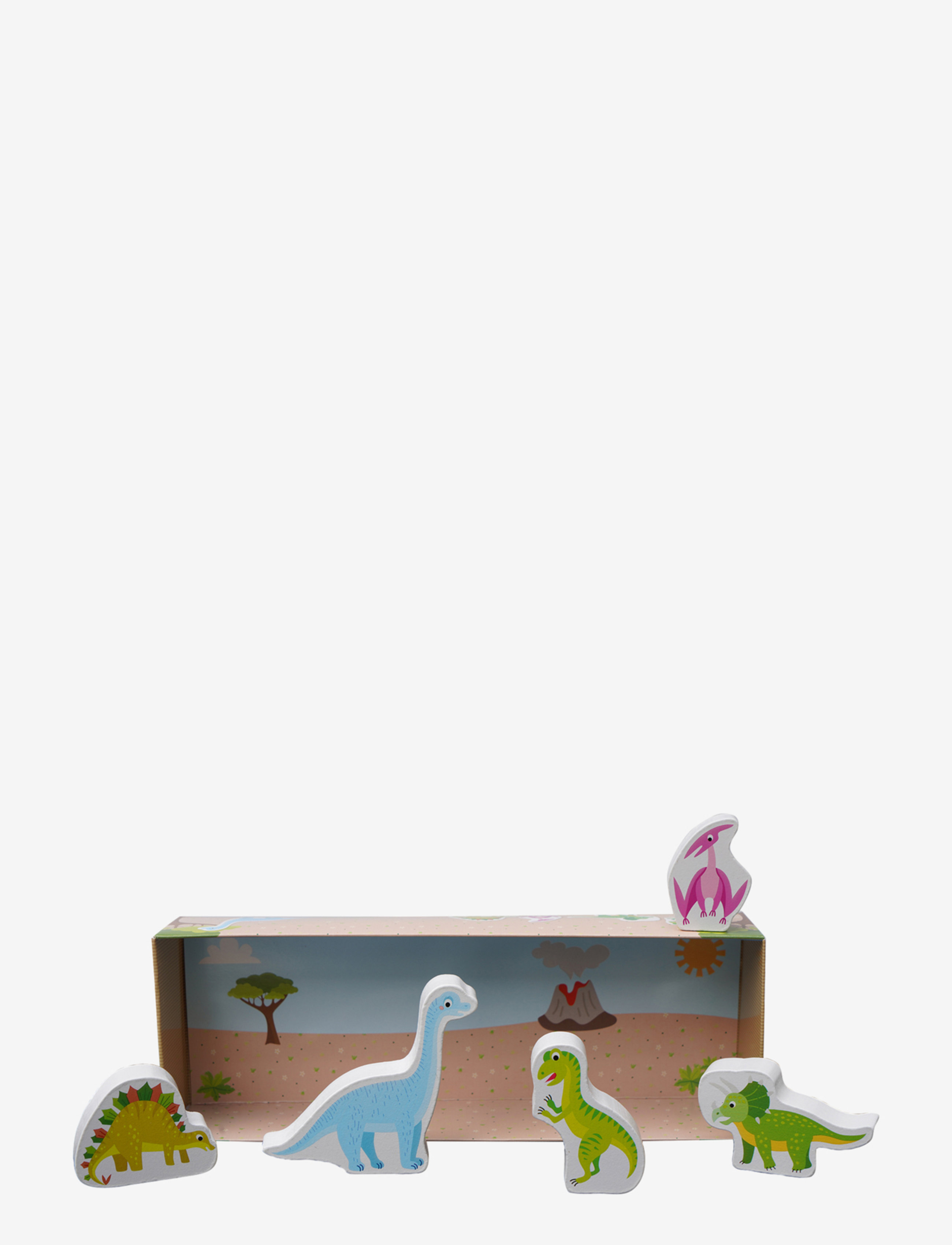 Barbo Toys - My Little Toy box - Dino - træfigurer - color dino - 1