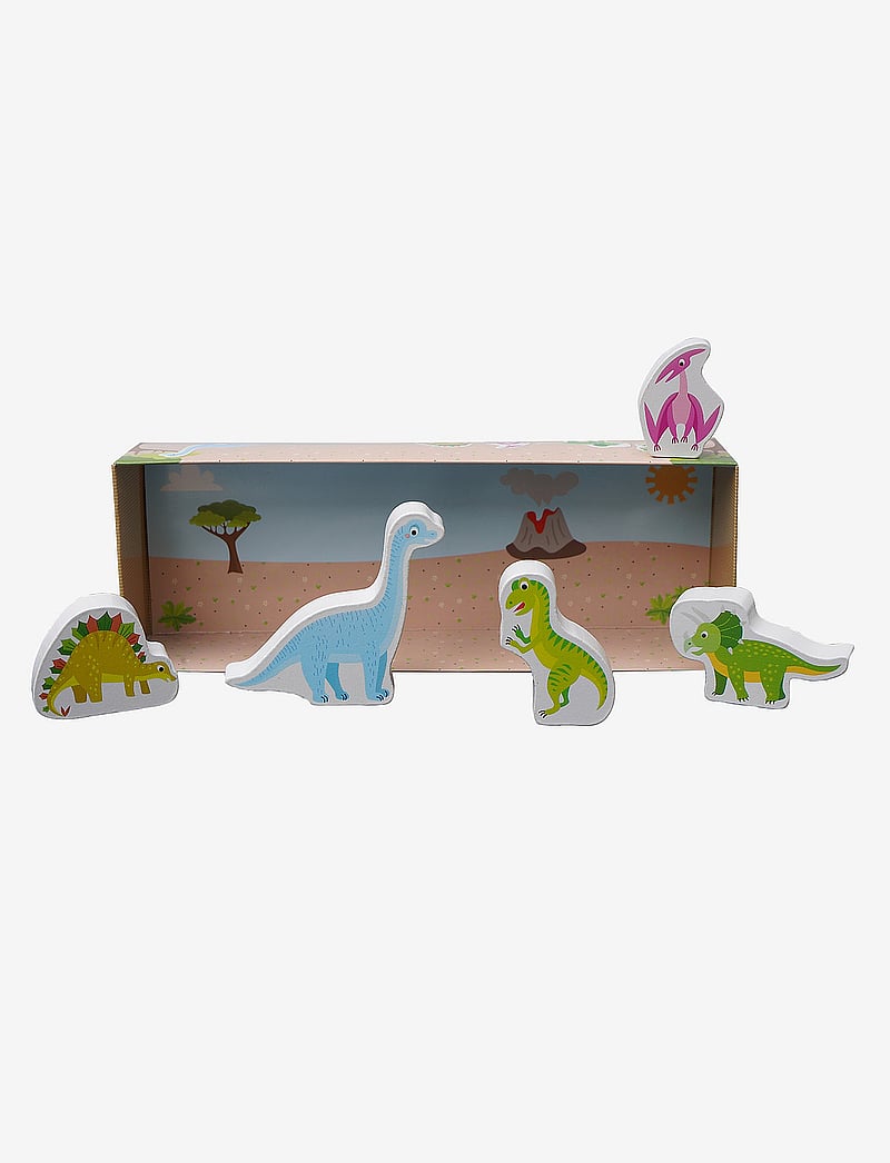 Barbo Toys - My Little Toy box - Dino - puidust figuurid - color dino - 2