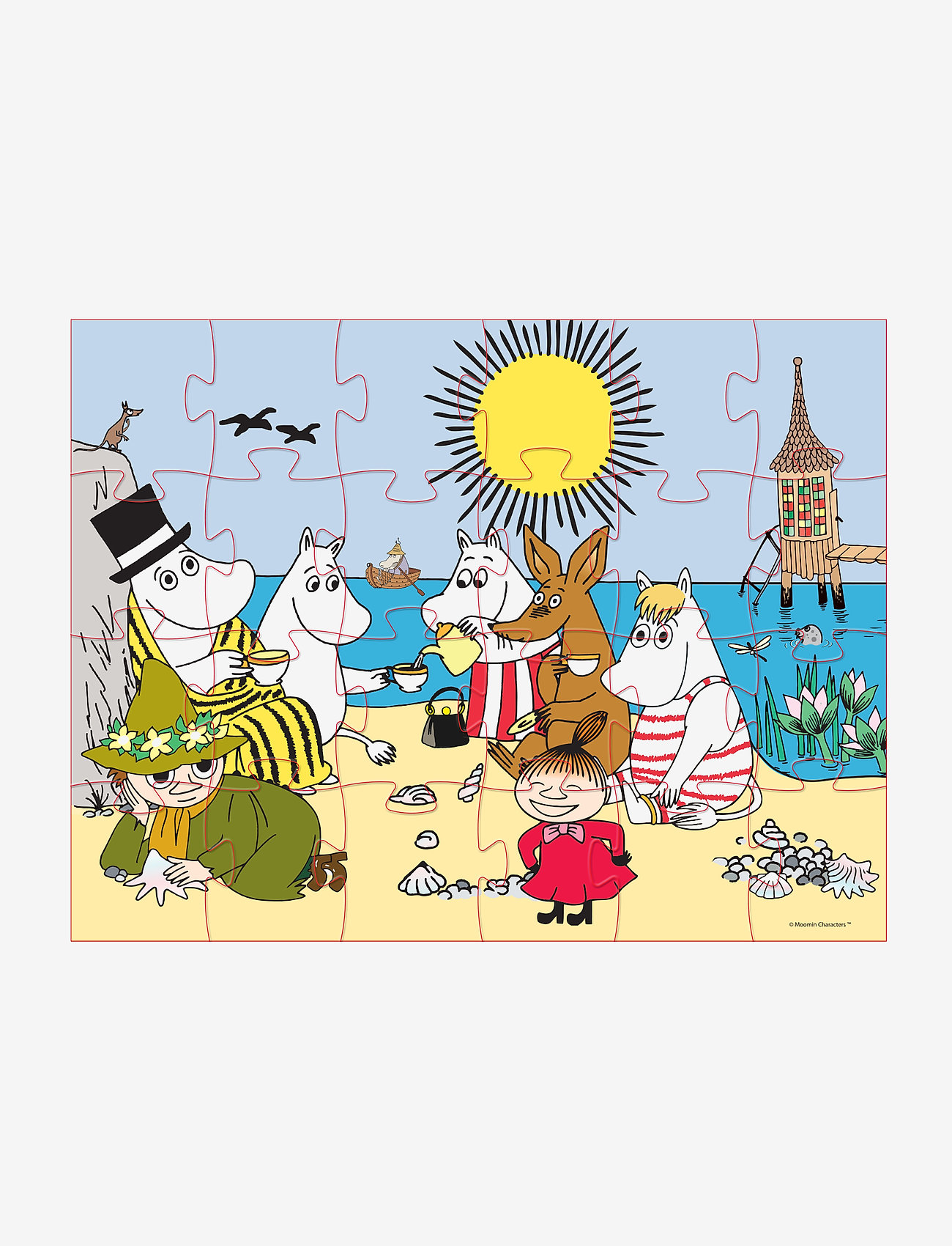 Muumitrollid - Moomin - Little My deco puzzle - pusled - multiple color - 3