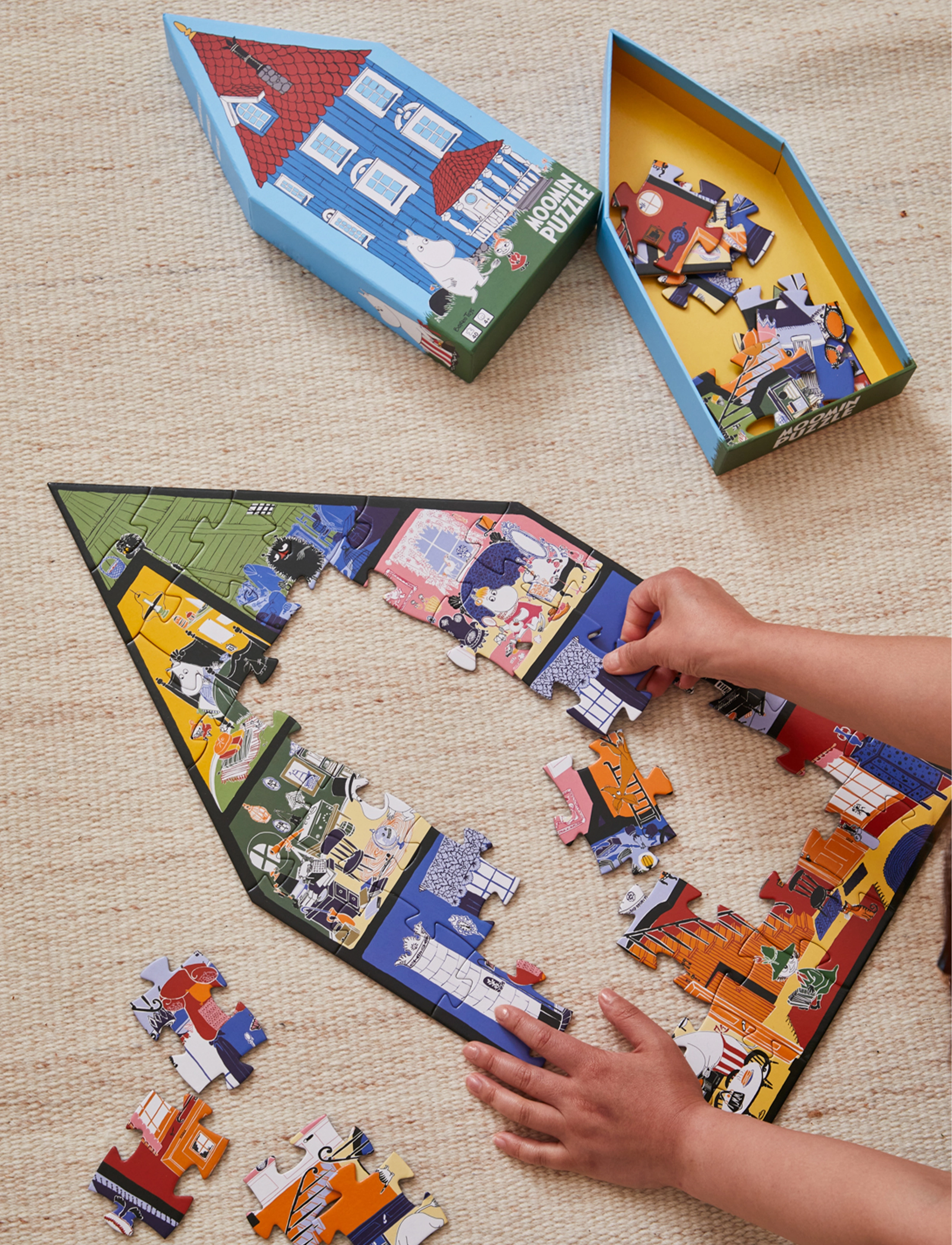 MUMIN Moomin House Deco Puzzle, One Size, Puzzles And Games, Mehrfarbig/gemustert - Puzzles, Kinder
