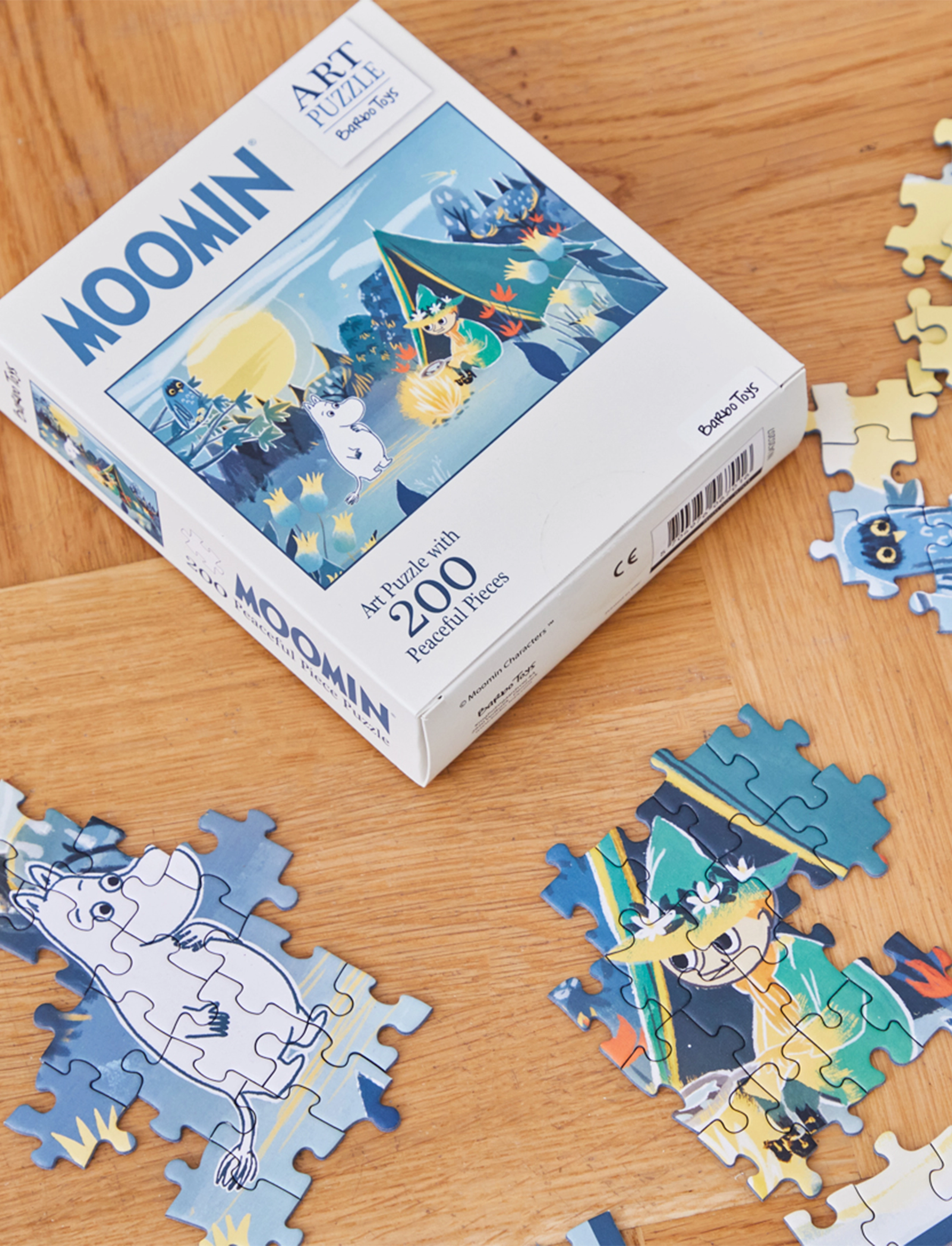 MUMIN Moomin 200Pcs Puzzle Blue, One Size, Puzzles, Mehrfarbig/gemustert - Classic Kinder